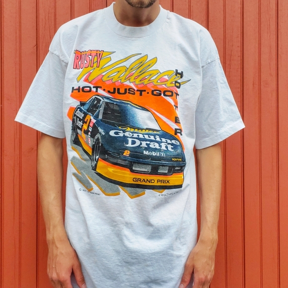 Vintage 993 Rusty Wallace Single Stitch 